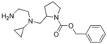 2-{[(2-AMino-ethyl)-cyclopropyl-aMino]-Methyl}-pyrrolidine-1-carboxylic acid benzyl ester Structure