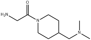 2-AMino-1-(4-diMethylaMinoMethyl-piperidin-1-yl)-ethanone Structure