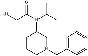 2-AMino-N-(1-benzyl-piperidin-3-yl)-N-isopropyl-acetaMide 구조식 이미지