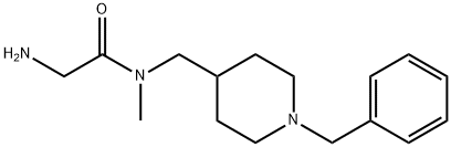 2-AMino-N-(1-benzyl-piperidin-4-ylMethyl)-N-Methyl-acetaMide Structure