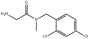 2-AMino-N-(2,4-dichloro-benzyl)-N-Methyl-acetaMide Structure