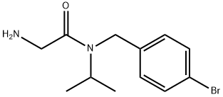 2-AMino-N-(4-broMo-benzyl)-N-isopropyl-acetaMide Structure