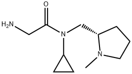 2-AMino-N-cyclopropyl-N-((S)-1-Methyl-pyrrolidin-2-ylMethyl)-acetaMide Structure