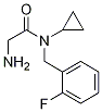 2-AMino-N-cyclopropyl-N-(2-fluoro-benzyl)-acetaMide 구조식 이미지