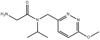 2-AMino-N-isopropyl-N-(6-Methoxy-pyridazin-3-ylMethyl)-acetaMide 구조식 이미지