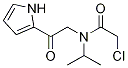 2-Chloro-N-isopropyl-N-[2-oxo-2-(1H-pyrrol-2-yl)-ethyl]-acetaMide 구조식 이미지