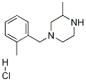 3-Methyl-1-(2-Methyl-benzyl)-piperazine
hydrochloride Structure