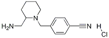 4-(2-AMinoMethyl-piperidin-1-ylMethyl)-benzonitrile hydrochloride Structure