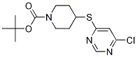 4-(6-Chloro-pyriMidin-4-ylsulfanyl)
-piperidine-1-carboxylic acid tert-
butyl ester 구조식 이미지