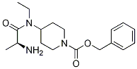 4-[((S)-2-AMino-propionyl)-ethyl-aMino]-piperidine-1-carboxylic acid benzyl ester Structure