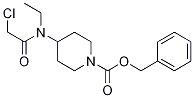 4-[(2-Chloro-acetyl)-ethyl-aMino]-piperidine-1-carboxylic acid benzyl ester 구조식 이미지