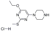 4-Ethoxy-2-Methylsulfanyl-6-piperazin-1-yl-pyriMidine hydrochloride Structure