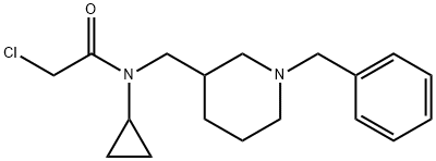 N-(1-Benzyl-piperidin-3-ylMethyl)-2-chloro-N-cyclopropyl-acetaMide 구조식 이미지