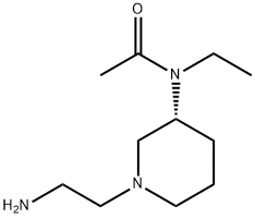 N-[(R)-1-(2-AMino-ethyl)-piperidin-3-yl]-N-ethyl-acetaMide Structure