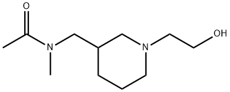 N-[1-(2-Hydroxy-ethyl)-piperidin-3-ylMethyl]-N-Methyl-acetaMide Structure