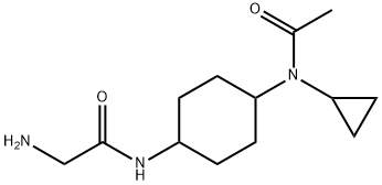 N-[4-(Acetyl-cyclopropyl-aMino)-cyclohexyl]-2-aMino-acetaMide 구조식 이미지