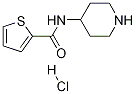 티오펜-2-카르복실산피페리딘-4-일라미드염산염 구조식 이미지