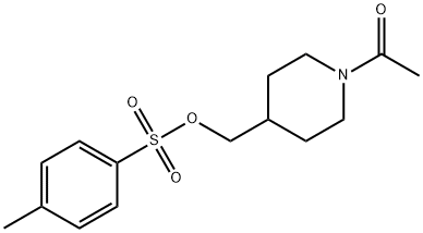 Toluene-4-sulfonic acid 1-acetyl-piperidin-4-ylMethyl ester Structure