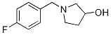 1-(4-fluorobenzyl)pyrrolidin-3-ol 구조식 이미지