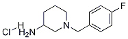 1-(4-Fluoro-benzyl)-piperidin-3-ylamine hydrochloride 구조식 이미지