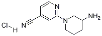 3-Amino-3,4,5,6-tetrahydro-2H-[1,2']bipyridinyl-4'-carbonitrile hydrochloride Structure