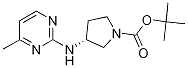 (R)-3-(4-Methyl-pyrimidin-2-ylamino)-pyrrolidine-1-carboxylic acid tert-butyl ester 구조식 이미지