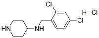 (2,4-Dichloro-benzyl)-piperidin-4-yl-amine hydrochloride Structure