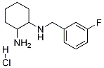 N-(3-플루오로-벤질)-사이클로헥산-1,2-디아민염산염 구조식 이미지