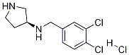 (3,4-Dichloro-benzyl)-(S)-pyrrolidin-3-yl-amine hydrochloride 구조식 이미지