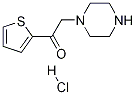 2-Piperazin-1-yl-1-thiophen-2-yl-ethanone hydrochloride Structure