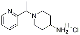 1-(1-(pyridin-2-yl)ethyl)piperidin-4-amine hydrochloride Structure