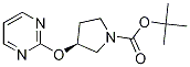 (S)-3-(Pyrimidin-2-yloxy)-pyrrolidine-1-carboxylic acid tert-butyl ester 구조식 이미지