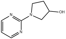 1-Pyrimidin-2-yl-pyrrolidin-3-ol 구조식 이미지
