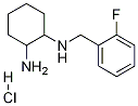 N-(2-Fluoro-benzyl)-cyclohexane-1,2-diamine hydrochloride Structure