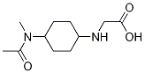 (1R,4R)-[4-(Acetyl-Methyl-aMino)-cyclohexylaMino]-acetic acid Structure