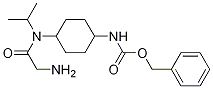 (1R,4R)-{4-[(2-AMino-acetyl)-isopropyl-aMino]-cyclohexyl}-carbaMic acid benzyl ester 구조식 이미지