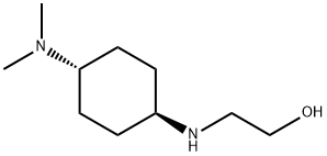 (1R,4R)-2-(4-DiMethylaMino-cyclohexylaMino)-ethanol Structure