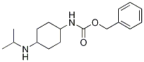(4-IsopropylaMino-cyclohexyl)-carbaMic acid benzyl ester Structure