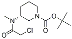 (R)-3-[(2-Chloro-acetyl)-Methyl-aMino]-piperidine-1-carboxylic acid tert-butyl ester Structure