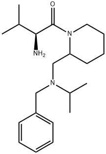 (S)-2-AMino-1-{2-[(benzyl-isopropyl-aMino)-Methyl]-piperidin-1-yl}-3-Methyl-butan-1-one Structure