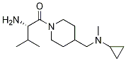 (S)-2-AMino-1-{4-[(cyclopropyl-Methyl-aMino)-Methyl]-piperidin-1-yl}-3-Methyl-butan-1-one Structure