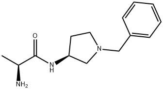 (S)-2-AMino-N-((S)-1-benzyl-pyrrolidin-3-yl)-propionaMide 구조식 이미지