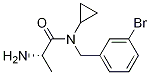 (S)-2-AMino-N-(3-broMo-benzyl)-N-cyclopropyl-propionaMide 구조식 이미지