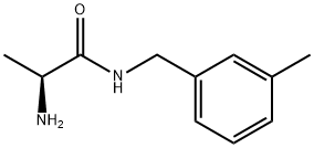 (S)-2-AMino-N-(3-Methyl-benzyl)-propionaMide 구조식 이미지