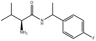 (S)-2-AMino-N-[1-(4-fluoro-phenyl)-ethyl]-3-Methyl-butyraMide Structure
