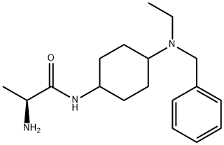 (S)-2-AMino-N-[4-(benzyl-ethyl-aMino)-cyclohexyl]-propionaMide 구조식 이미지