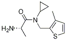 (S)-2-AMino-N-cyclopropyl-N-(3-Methyl-thiophen-2-ylMethyl)-propionaMide Structure