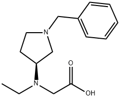 [((S)-1-Benzyl-pyrrolidin-3-yl)-ethyl-aMino]-acetic acid Structure