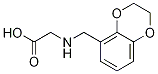 [(2,3-Dihydro-benzo[1,4]dioxin-5-ylMethyl)-aMino]-acetic acid 구조식 이미지