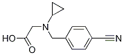 [(4-Cyano-benzyl)-cyclopropyl-aMino]-acetic acid 구조식 이미지